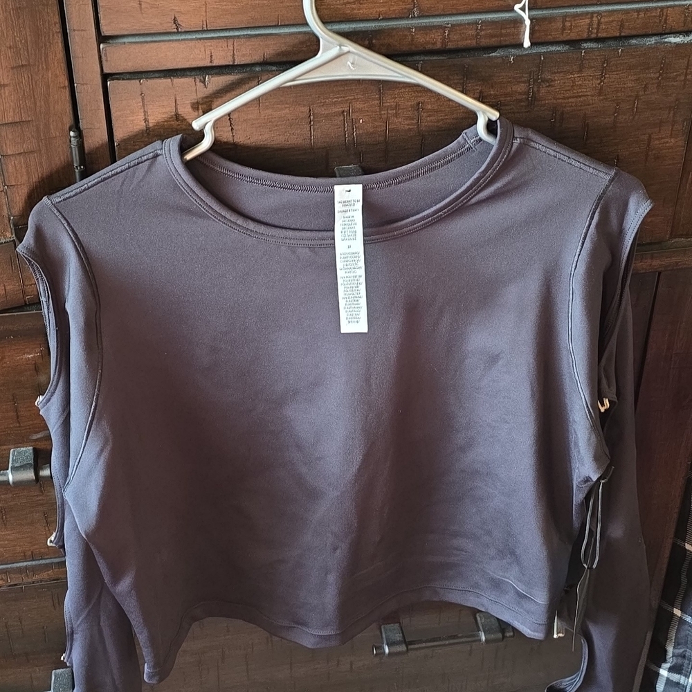 Savage X Fenty Stylish Black Crop Top - Picture 2 of 4